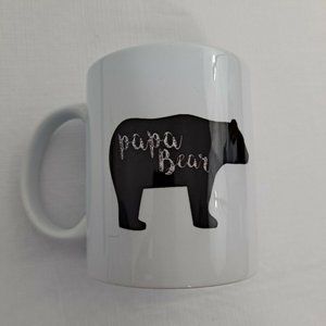 Papa Bear Coffee Mug Cup Dad Father's Day Gift White Black